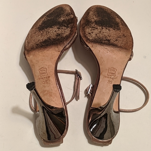 Specchio Metallic Strap Sandals - Picture 4 of 5